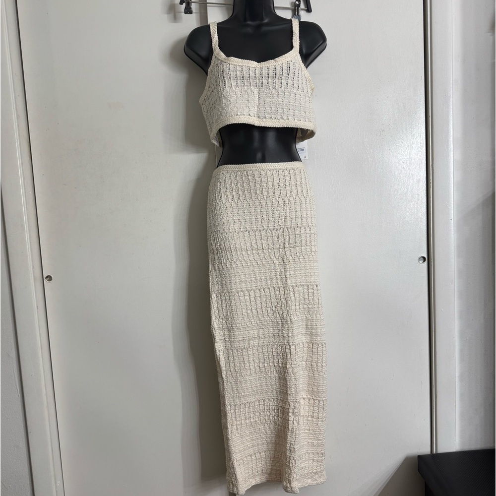 ZARA 2 PIECE CROCHET SET